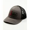Best Pirce ❤️ Justin Men's Embroidered Logo Mesh Back Trucker Cap Grey 🥰 -Justin Shop unnamed file 1003