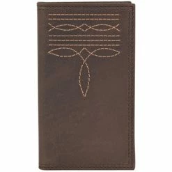 Brand new 🧨 Justin Men's Jr Rodeo Leather Wallet Brown ✨