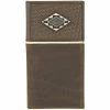 Buy ❤️ Justin Men's Brown Basket Weave Tooling & Concho Rodeo Wallet 🌟 -Justin Shop unnamed file 1075