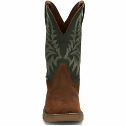 Coupon 💯 Justin Men's Rush Short Base Performance Western 🥾 Boots - Broad Square Toe Brown 👏 -Justin Shop unnamed file 1094