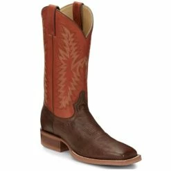 Brand new 🥰 Justin Men's McLane Western 🥾 Boots - Broad Square Toe Brown ✨