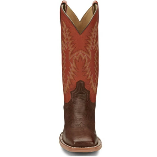 Brand new 🥰 Justin Men's McLane Western 🥾 Boots - Broad Square Toe Brown ✨ 6 Brand new 🥰 Justin Men's McLane Western 🥾 Boots - Broad Square Toe Brown ✨ - Image 4