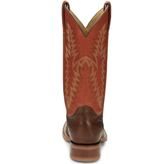 Brand new 🥰 Justin Men's McLane Western 🥾 Boots - Broad Square Toe Brown ✨ 7 Brand new 🥰 Justin Men's McLane Western 🥾 Boots - Broad Square Toe Brown ✨ - Image 5