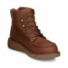 Deals 👏 Justin Men's Rush Waterproof 6" Lace Up Nano Comp Wedge Work 🥾 Boots - Moc Toe Brown 👏 -Justin Shop unnamed file 127