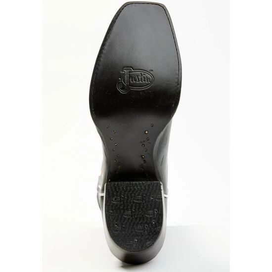 Discount 🧨 Justin Men's Brindle Western 🥾 Boots - Square Toe Black 🤩 9 Discount 🧨 Justin Men's Brindle Western 🥾 Boots - Square Toe Black 🤩 - Image 7
