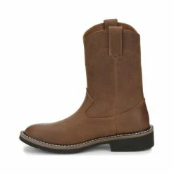 Best Sale ✨ Justin Kids' Brown Roper Western 🥾 Boots - Round Toe For Unisex-Kid 🧨 -Justin Shop unnamed file 172