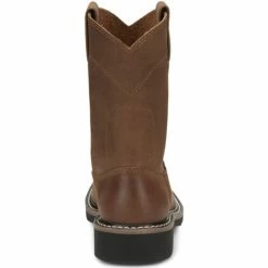 Best Sale ✨ Justin Kids' Brown Roper Western 🥾 Boots - Round Toe For Unisex-Kid 🧨 -Justin Shop unnamed file 174