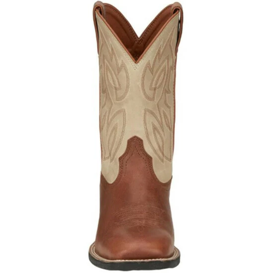 Outlet ๐ Justin Men's Canter Western ๐ฅพ Boots - Broad Square Toe Brown ๐ 6 Outlet ๐ Justin Men's Canter Western ๐ฅพ Boots - Broad Square Toe Brown ๐ - Image 4