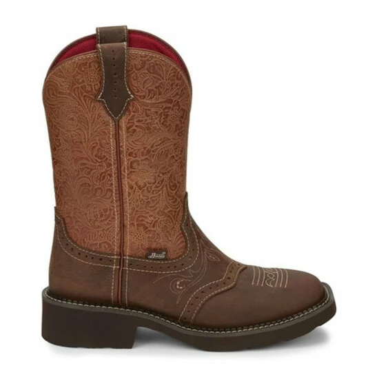 Promo ๐ Justin ๐ฉ Women's Starlina Western ๐ฅพ Boots - Broad Square Toe Brown ๐ 4 Promo ๐ Justin ๐ฉ Women's Starlina Western ๐ฅพ Boots - Broad Square Toe Brown ๐ - Image 2
