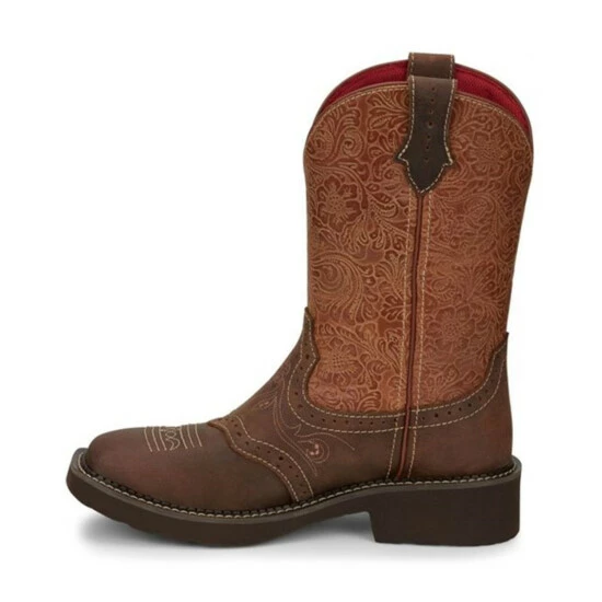 Promo ๐ Justin ๐ฉ Women's Starlina Western ๐ฅพ Boots - Broad Square Toe Brown ๐ 5 Promo ๐ Justin ๐ฉ Women's Starlina Western ๐ฅพ Boots - Broad Square Toe Brown ๐ - Image 3