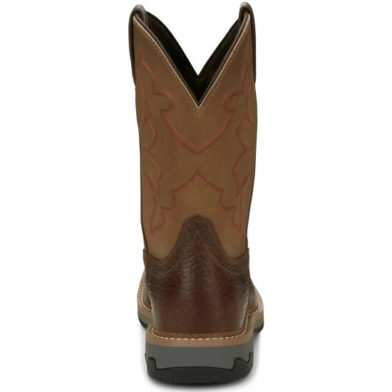 Wholesale โจ Justin Men's Carbide Western Work ๐ฅพ Boots - Soft Toe Brown ๐ฅ 6 Wholesale โจ Justin Men's Carbide Western Work ๐ฅพ Boots - Soft Toe Brown ๐ฅ - Image 4