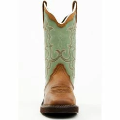 Top 10 ⌛ Justin 👩 Women's Raya Turquoise Western 🥾 Boots - Square Toe Brown 😉 -Justin Shop unnamed file 24