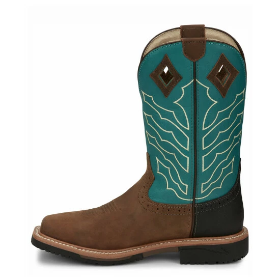 Coupon ๐ Justin Men's Derrickman Western Work ๐ฅพ Boots - Steel Toe Lt Brown ๐ 5 Coupon ๐ Justin Men's Derrickman Western Work ๐ฅพ Boots - Steel Toe Lt Brown ๐ - Image 3