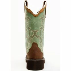 Top 10 ⌛ Justin 👩 Women's Raya Turquoise Western 🥾 Boots - Square Toe Brown 😉 -Justin Shop unnamed file 25