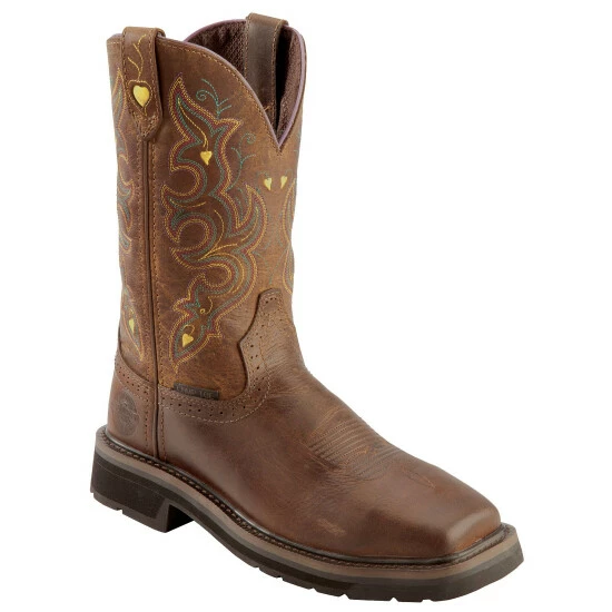 Best Pirce 🔔 Justin 👩 Women's Sunney Pull-On EH Work 🥾 Boots - Composite Toe Rugged 🎉 3 Best Pirce 🔔 Justin 👩 Women's Sunney Pull-On EH Work 🥾 Boots - Composite Toe Rugged 🎉