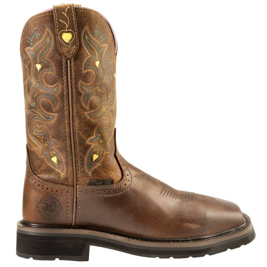 Best Pirce 🔔 Justin 👩 Women's Sunney Pull-On EH Work 🥾 Boots - Composite Toe Rugged 🎉 4 Best Pirce 🔔 Justin 👩 Women's Sunney Pull-On EH Work 🥾 Boots - Composite Toe Rugged 🎉 - Image 2