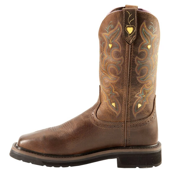Best Pirce 🔔 Justin 👩 Women's Sunney Pull-On EH Work 🥾 Boots - Composite Toe Rugged 🎉 5 Best Pirce 🔔 Justin 👩 Women's Sunney Pull-On EH Work 🥾 Boots - Composite Toe Rugged 🎉 - Image 3