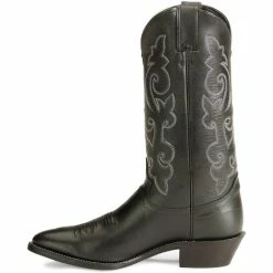 Buy ⌛ Justin Men's London Calfskin Cowboy 🥾 Boots - Medium Toe Black ✨ -Justin Shop unnamed file 30