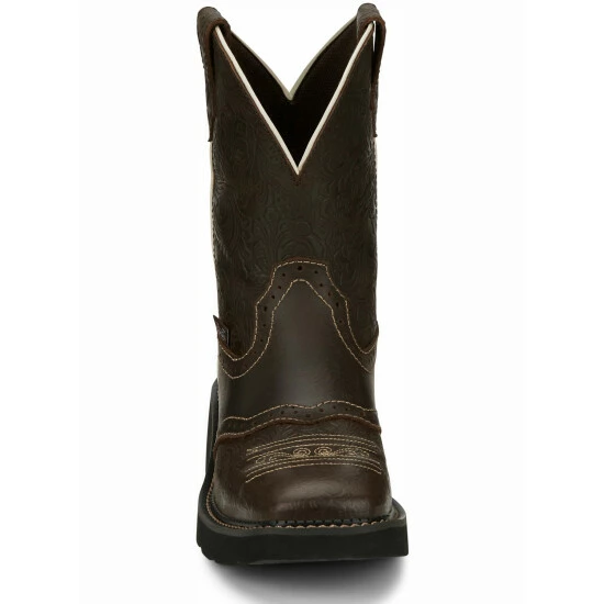 Best deal 🤩 Justin 👩 Women's Mandra Brown Western 🥾 Boots - Square Toe Dark Brown 🤩 7 Best deal 🤩 Justin 👩 Women's Mandra Brown Western 🥾 Boots - Square Toe Dark Brown 🤩 - Image 5