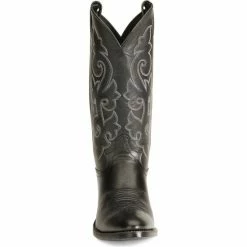 Buy ⌛ Justin Men's London Calfskin Cowboy 🥾 Boots - Medium Toe Black ✨ -Justin Shop unnamed file 31