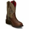 Cheapest 🎉 Justin 👩 Women's Nettie Western 🥾 Boots - Narrow Square Toe Olive 🥰