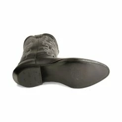 Buy ⌛ Justin Men's London Calfskin Cowboy 🥾 Boots - Medium Toe Black ✨ -Justin Shop unnamed file 32