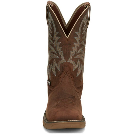 Wholesale ๐ Justin Men's Rush Short Base Performance Western ๐ฅพ Boots - Broad Square Toe Brown ๐คฉ 6 Wholesale ๐ Justin Men's Rush Short Base Performance Western ๐ฅพ Boots - Broad Square Toe Brown ๐คฉ - Image 4