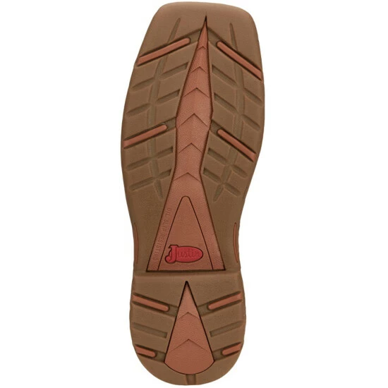 Wholesale ๐ Justin Men's Rush Short Base Performance Western ๐ฅพ Boots - Broad Square Toe Brown ๐คฉ 9 Wholesale ๐ Justin Men's Rush Short Base Performance Western ๐ฅพ Boots - Broad Square Toe Brown ๐คฉ - Image 7