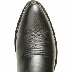 Buy ⌛ Justin Men's London Calfskin Cowboy 🥾 Boots - Medium Toe Black ✨ -Justin Shop unnamed file 33