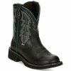 Brand new 🧨 Justin 👩 Women's Lyla Western 🥾 Boots - Round Toe Black ✨ -Justin Shop unnamed file 330