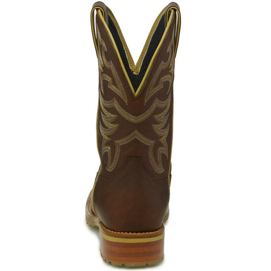 Outlet ๐งจ Justin Men's Marshal Whiskey Western Work ๐ฅพ Boots - Square Toe Cognac ๐ฅ 5 Outlet ๐งจ Justin Men's Marshal Whiskey Western Work ๐ฅพ Boots - Square Toe Cognac ๐ฅ - Image 3