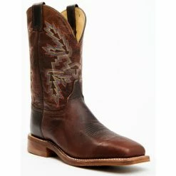 Budget 🥰 Justin Men's Bent Rail Bender Performance Western 🥾 Boots - Broad Square Toe Chocolate ⌛