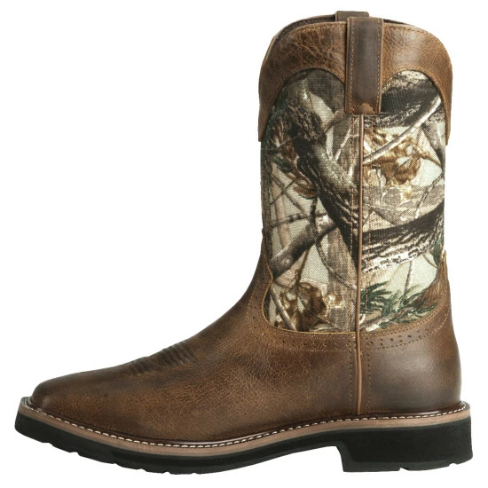 Discount 👏 Justin Men's Stampede Trekker Camo Waterproof 🥾 Boots - Soft Toe Camouflage 🔔 5 Discount 👏 Justin Men's Stampede Trekker Camo Waterproof 🥾 Boots - Soft Toe Camouflage 🔔 - Image 3