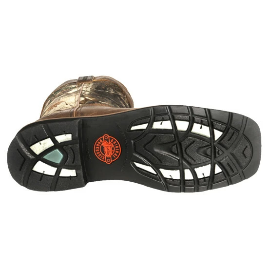 Discount 👏 Justin Men's Stampede Trekker Camo Waterproof 🥾 Boots - Soft Toe Camouflage 🔔 7 Discount 👏 Justin Men's Stampede Trekker Camo Waterproof 🥾 Boots - Soft Toe Camouflage 🔔 - Image 5