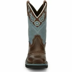Top 10 💯 Justin 👩 Women's Starlina Western 🥾 Boots - Broad Square Toe Brown 🔥 -Justin Shop unnamed file 379