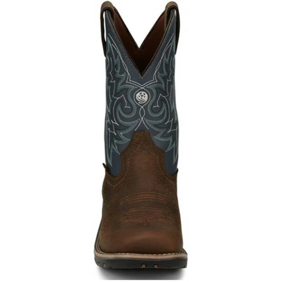 Deals โญ Justin Men's Waterproof Western Work ๐ฅพ Boots - Soft Toe Chocolate ๐ 6 Deals โญ Justin Men's Waterproof Western Work ๐ฅพ Boots - Soft Toe Chocolate ๐ - Image 4