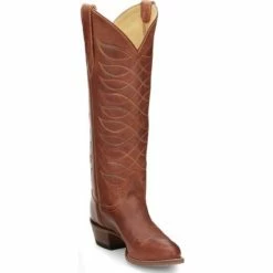 Budget ๐ Justin ๐ฉ Women's Whitley Western ๐ฅพ Boots - Round Toe Rust Copper ๐