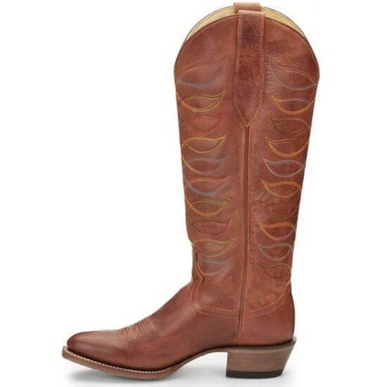 Budget 👍 Justin 👩 Women's Whitley Western 🥾 Boots - Round Toe Rust Copper 👏 5 Budget 👍 Justin 👩 Women's Whitley Western 🥾 Boots - Round Toe Rust Copper 👏 - Image 3
