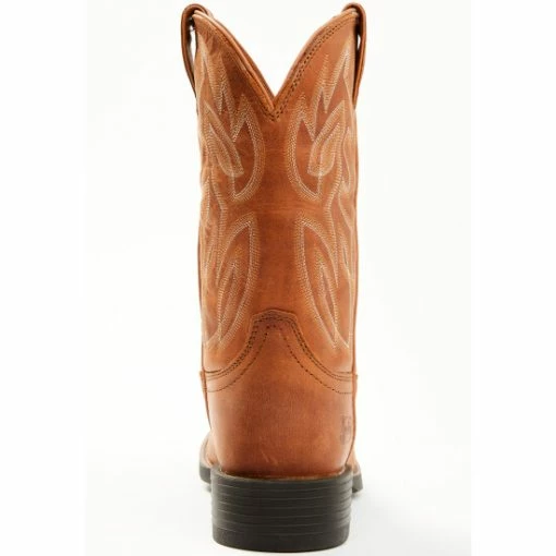 Outlet 🧨 Justin Men's Rendon Sorrell Western 🥾 Boots Round Toe Brown