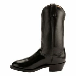 Deals ✨ Justin Uniform Western 🥾 Boots - Round Toe For Men Black 😉 -Justin Shop unnamed file 401