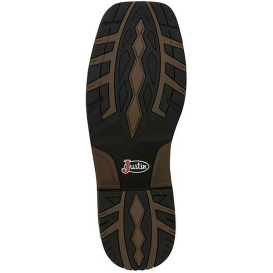 Deals โญ Justin Men's Waterproof Western Work ๐ฅพ Boots - Soft Toe Chocolate ๐ 9 Deals โญ Justin Men's Waterproof Western Work ๐ฅพ Boots - Soft Toe Chocolate ๐ - Image 7