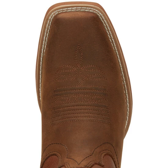 Wholesale ✨ Justin Men's Cowman Cognac Western 🥾 Boots - Broad Square Toe ✨ 8 Wholesale ✨ Justin Men's Cowman Cognac Western 🥾 Boots - Broad Square Toe ✨ - Image 6