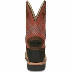 New ✔️ Justin Men's Dalhart Waterproof Western Work 🥾 Boots - Nano Composite Toe Brown ❤️ -Justin Shop unnamed file 437