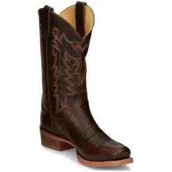 Flash Sale โจ Justin Men's Andrews Western ๐ฅพ Boots - Square Toe Brown โ