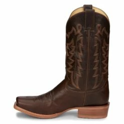 Flash Sale ✨ Justin Men's Andrews Western 🥾 Boots - Square Toe Brown ⌛ -Justin Shop unnamed file 455