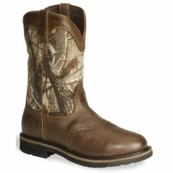 Top 10 🎁 Justin Men's Stampede Trekker Camo Waterproof 🥾 Boots - Soft Toe Camouflage 😉