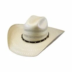 Discount ✔️ Justin Ivory Hutson Bent Rail Straw Cowboy Hat For None ✨