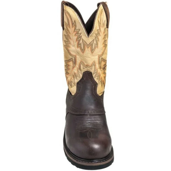 Promo ๐ Justin Men's Superintendent Western Work ๐ฅพ Boots - Steel Toe Brown ๐คฉ 6 Promo ๐ Justin Men's Superintendent Western Work ๐ฅพ Boots - Steel Toe Brown ๐คฉ - Image 4