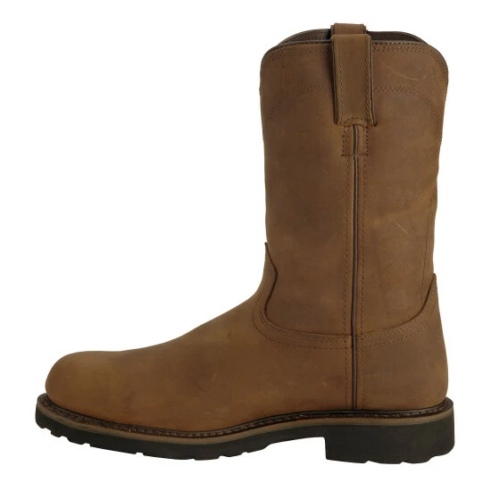 Promo ๐ Justin Men's Drywall Waterproof Pull-On Work ๐ฅพ Boots - Steel Toe Brown ๐ 5 Promo ๐ Justin Men's Drywall Waterproof Pull-On Work ๐ฅพ Boots - Steel Toe Brown ๐ - Image 3