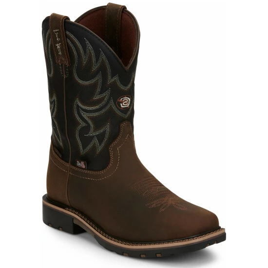 Best deal ๐ Justin Men's Fireman Black Western ๐ฅพ Boots - Square Toe Tan โค๏ธ 3 Best deal ๐ Justin Men's Fireman Black Western ๐ฅพ Boots - Square Toe Tan โค๏ธ